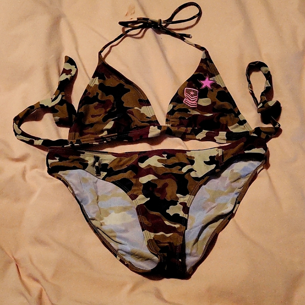 camouflage bikini
